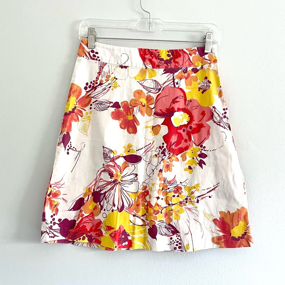 VINTAGE Y2K floral mini skirt